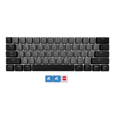 Tastaturzubehör Keychron Schwarze PBT Tastenkappen 61 Stéck