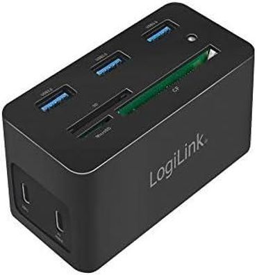Dockingstation Logilink USB 3.2 Gen 1 mit 10 Ports und HDMI