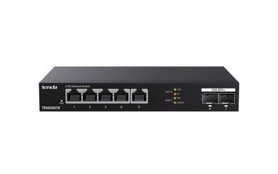 Switch Ethernet Tenda TEM2007X mit 5x 2,5G RJ45 und 2x 10G SFP