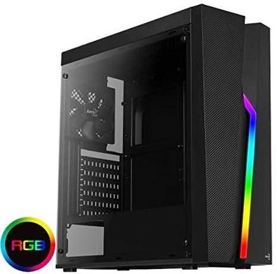 BoÃ®tier AeroCool Bolt - Midi Tower - Acrylique & Acier - Schwarz