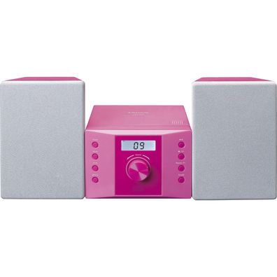 HiFi-Anlage Lenco MC-013PK in Rosa mit CD-Player
