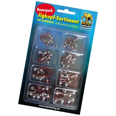 Jigkopf Sortiment Jigköpfe Set Jighaken Angelset