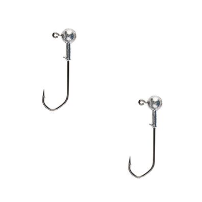 Jigkopf Angel Haken Jigköpfe rund 2 Stk 30 g Gr. 6/0