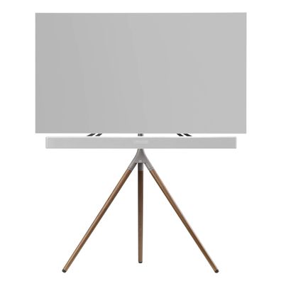 TV-Ständer One For All WM7471 Dreibein, 32-65 Zoll, Nussbaum/Grau