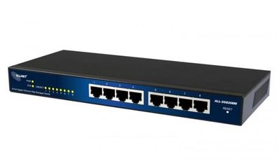 Managed Netzwerk-Switch allnet 8 Ports Gigabit Ethernet