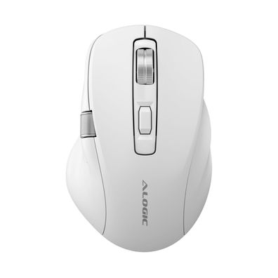 Gaming Maus ALOGIC Apex Weiß ergonomisch 6400 DPI