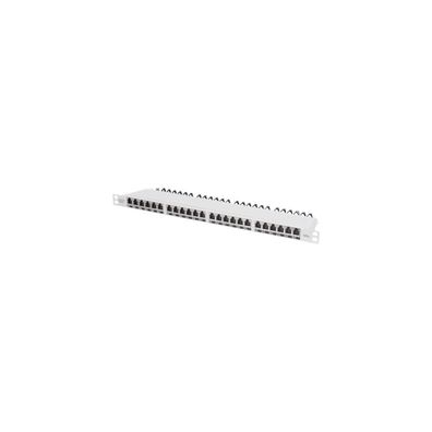 Patchpanel Digitus Hochdicht 24 Ports CAT 6A Grau