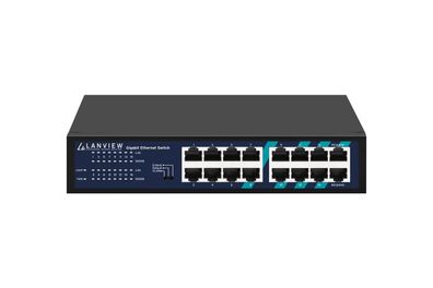 Switch Lanview 16 Ports 1G Ethernet
