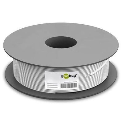 Netzwerkkabel Goobay Cat 5e F/UTP 100 Meter Grau