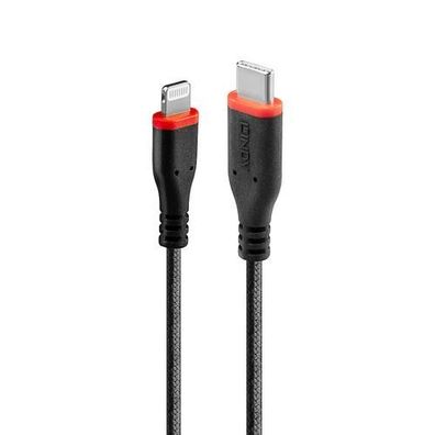 Lightning Kabel Lindy 0,5 m Schwarz