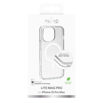 Schutzhélle Puro Transparent fér iPhone 15 Pro Max
