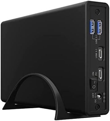 HDD/SSD-Gehäuse ICY BOX IB-382H-C31 - SATA - 10 Gbit/s - Schwarz