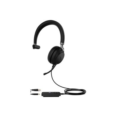 Kopfhörer Yealink UH38 Mono USB-C, Schwarz