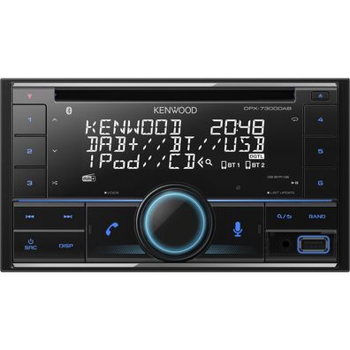 Autoradio JVC Kenwood DPX-7300DAB mit Bluetooth und DAB