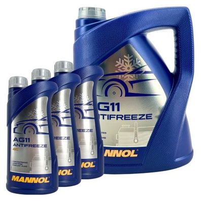 Mannol Antifreeze AG11 Frostschutz Konzentrat 5 + 3 Liter