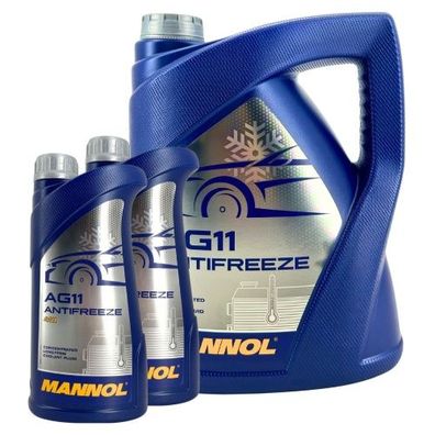 Mannol Antifreeze AG11 Frostschutz Konzentrat 5 + 2 Liter