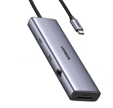 Station-d'accueil USB-C Ugreen 9-in-1 Hub, Grau