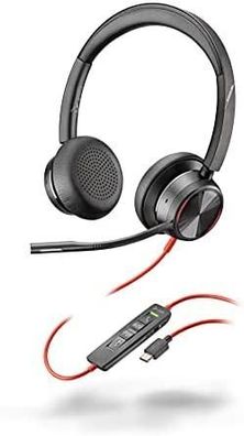 Headset Poly Blackwire 8225 mit USB-C und Geräuschunterdréckung