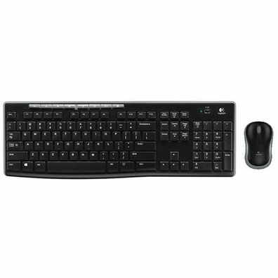 Kabelloses Logitech Wireless Combo MK270 Tastatur-und-Maus-Set