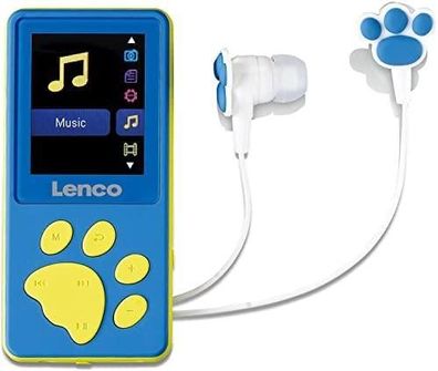 MP3/MP4-Player Lenco Kinder bunt und robust