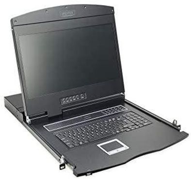 KVM-Konsole Digitus 48,3 cm (19") TFT 1366x768 1U Rack