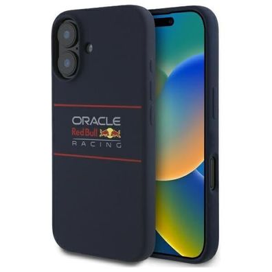 Handyhélle Red Bull Silikon fér iPhone 16 Plus, Marineblau