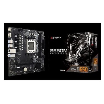 Mainboard Biostar B650MT Micro ATX mit AMD Ryzenâ?¢ 7 Unterstétzung