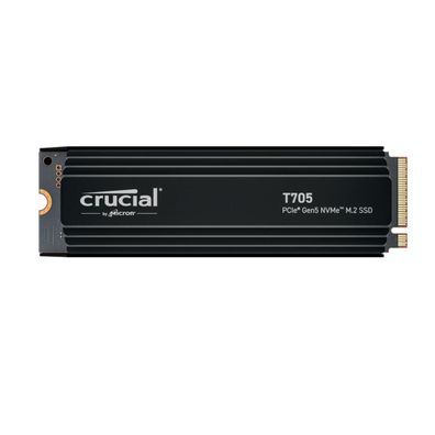 SSD Crucial T705 4TB PCIe Gen5 NVMe M.2 mit Heatsink