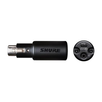 Audio-Interface Shure MVX2U mit USB-C Anschluss