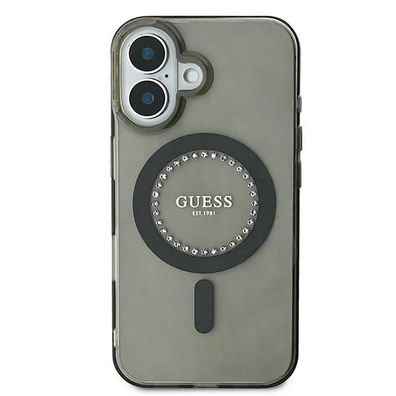 Handyhélle Guess Transparent fér iPhone 16