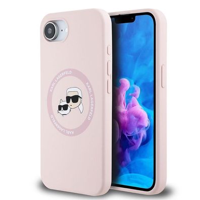 Smartphone-Hélle Karl Lagerfeld Silikon Rosa