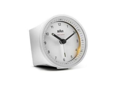 Radio-Wecker Braun Analog Weiß BC 07 W-DCF