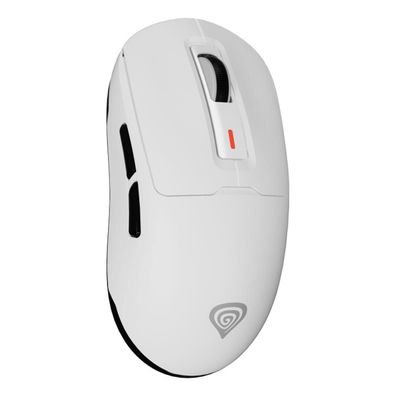Gaming-Maus Genesis Zircon 660 Weiß, 12000 DPI, 6 programmierbare Tasten