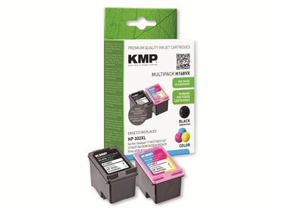 Druckerpatronen KMP H168VX Schwarz und Farbe