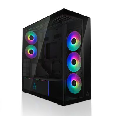 Midi Tower Arctic Xtender VG Mirror Black