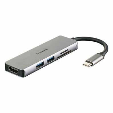 Dockingstation D-Link USB-C HDMI 4K Aluminium