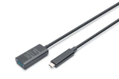 USB-Kabel Digit USB 3.2 Gen2, 5 Meter, Schwarz