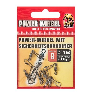 Wirbel mit Sicherheitskarabiner Gr. 12