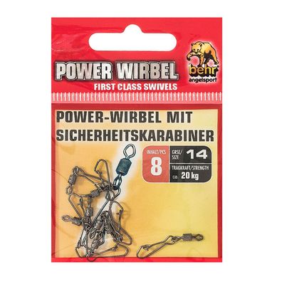 Wirbel mit Sicherheitskarabiner Gr. 14