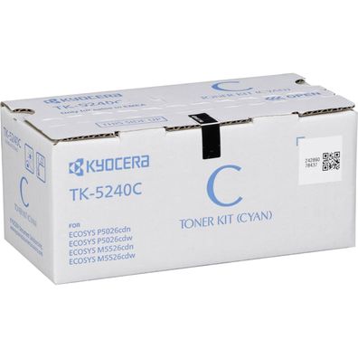 Toner Kyocera TK-5240C Cyan - Kapazität 3.000 Seiten