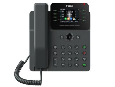 IP-Telefon Fanvil V62G mit 12 SIP-Leitungen, Schwarz