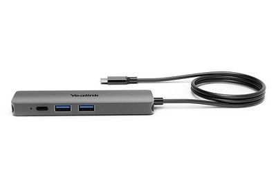 Zubehör fér Videokonferenzen Yealink Aluminium-Hub mit USB-C