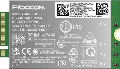 Modem 5G HP Drahtloses Mobilfunkmodem fér Elite x360