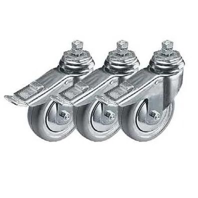 Studio-Räder Manfrotto 75 mm Durchmesser, silber