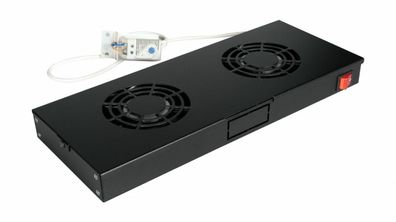 Modul-Léfter Equip EZF-2-B fér 19-Zoll-Server-Rack