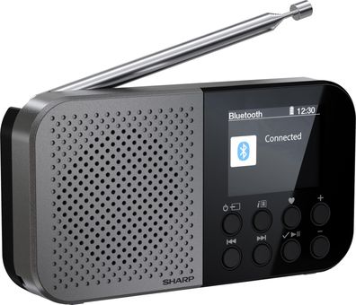 Tragbares Digitalradio Sharp mit DAB+ und Bluetooth 5.3