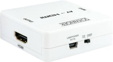 HDMI-Konverter Schwaiger HDMRCA01 513 Weiß