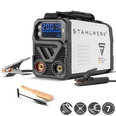Stahlwerk Schweißgerät ARC 200 MD Digital - DC MMA Lift-TIG Inverter 200 Ampere
