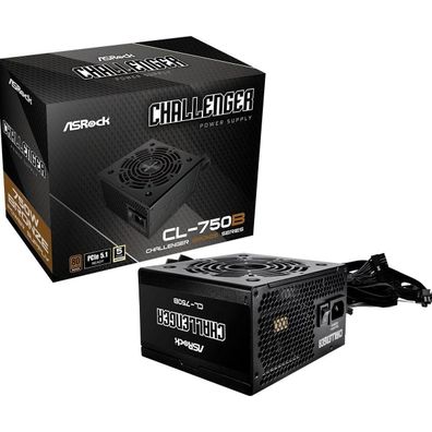 Netzteil ASRock Challenger CL-750B 750W, 80 Plus Bronze, modular