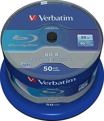 Blu-ray Discs Verbatim 25 Go 6x 50er Pack